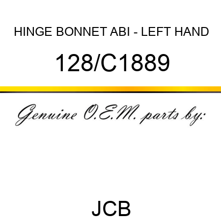 HINGE BONNET ABI - LEFT HAND 128/C1889