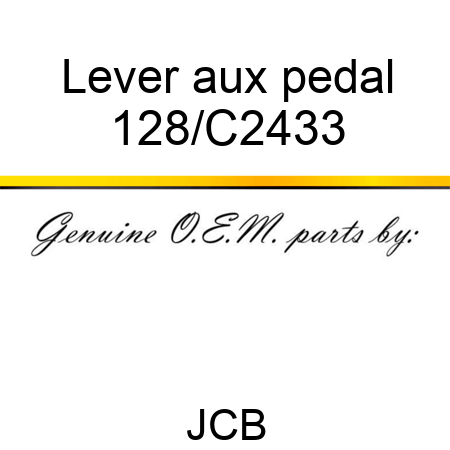 Lever aux pedal 128/C2433