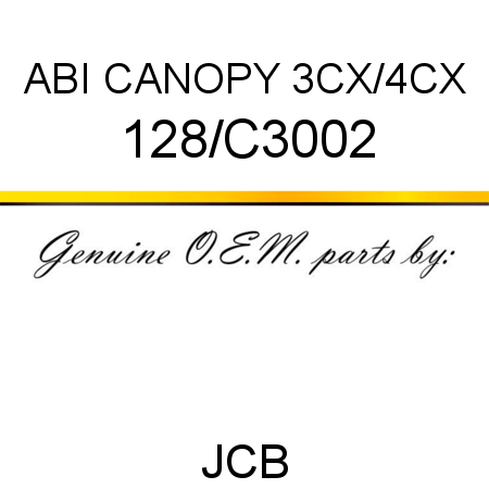 ABI CANOPY 3CX/4CX 128/C3002