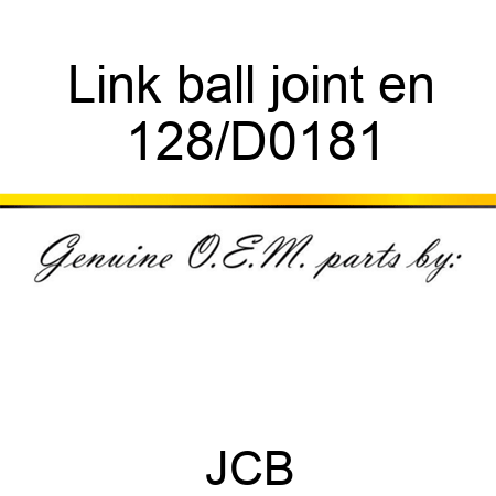 Link ball joint en 128/D0181