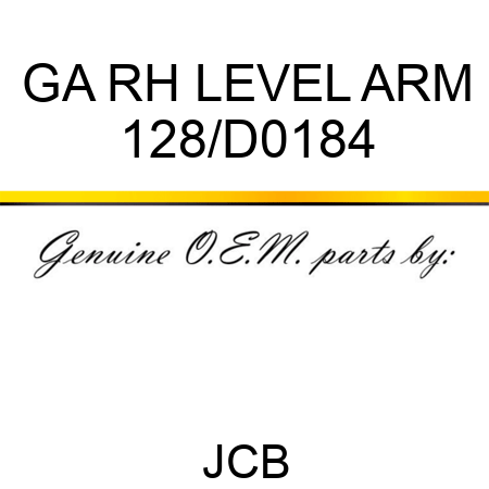 GA RH LEVEL ARM 128/D0184