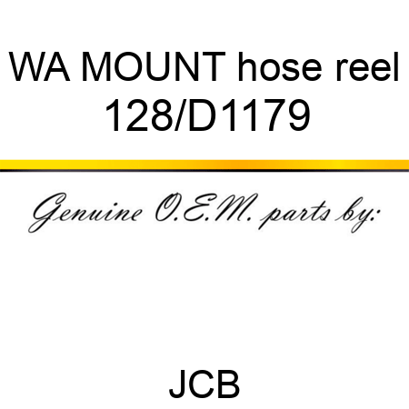 WA MOUNT hose reel 128/D1179