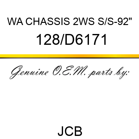 WA CHASSIS 2WS S/S-92