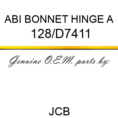 ABI BONNET HINGE A 128/D7411