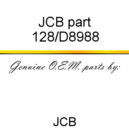 JCB part 128/D8988