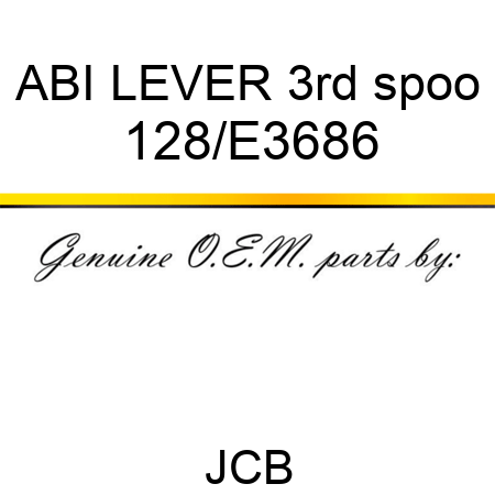 ABI LEVER 3rd spoo 128/E3686