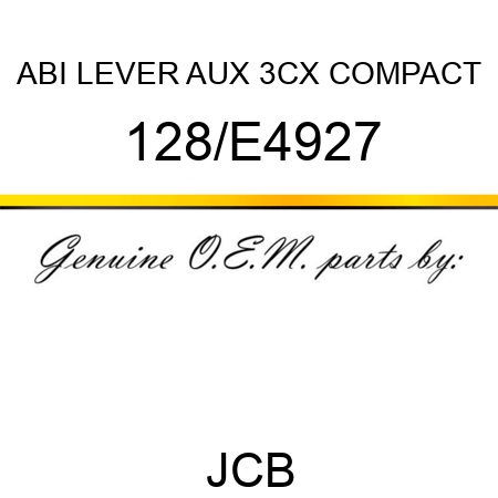 ABI LEVER AUX 3CX COMPACT 128/E4927