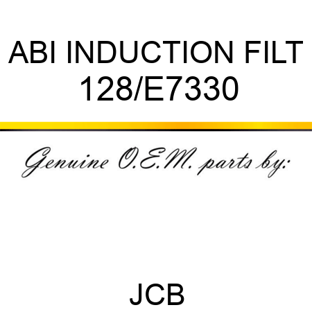 ABI INDUCTION FILT 128/E7330