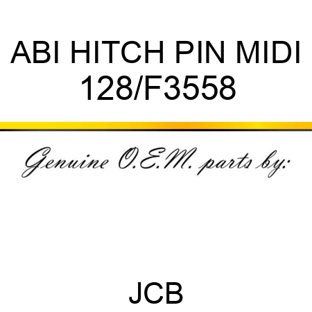 ABI HITCH PIN MIDI 128/F3558