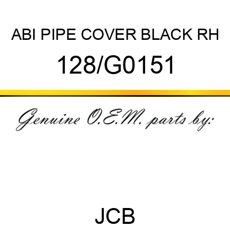 ABI PIPE COVER BLACK RH 128/G0151