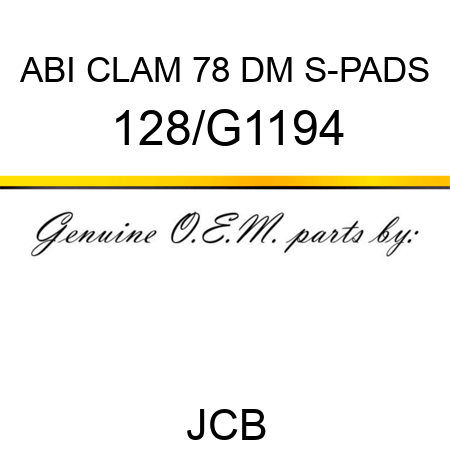 ABI CLAM 78 DM S-PADS 128/G1194