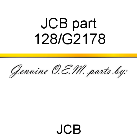 JCB part 128/G2178