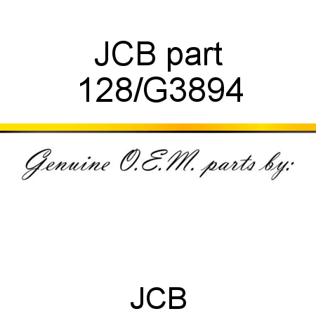 JCB part 128/G3894