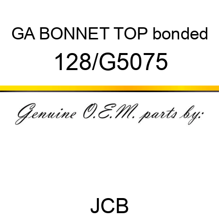 GA BONNET TOP bonded 128/G5075