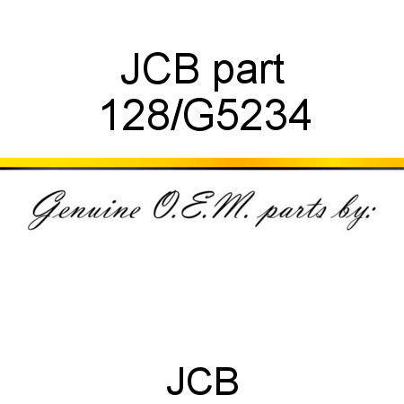 JCB part 128/G5234