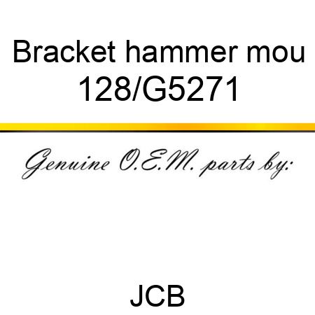 Bracket hammer mou 128/G5271
