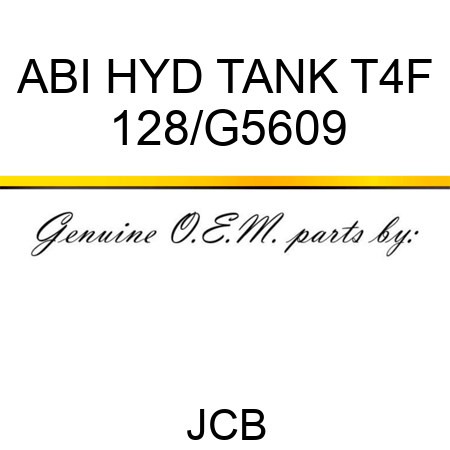 ABI HYD TANK T4F 128/G5609