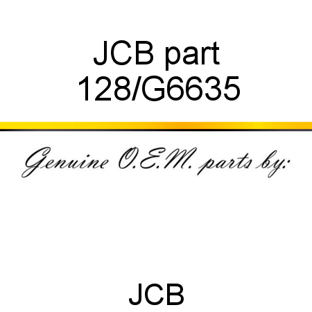 JCB part 128/G6635