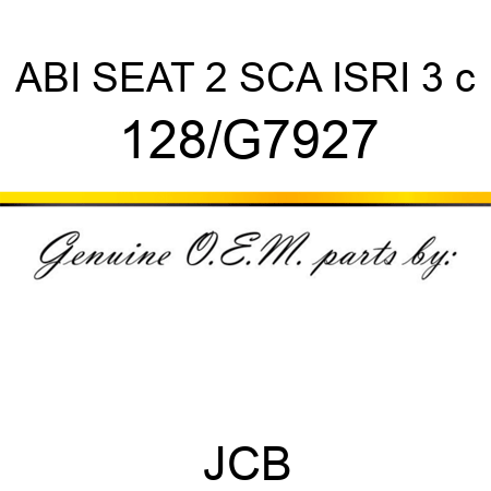 ABI SEAT 2 SCA ISRI 3 c 128/G7927
