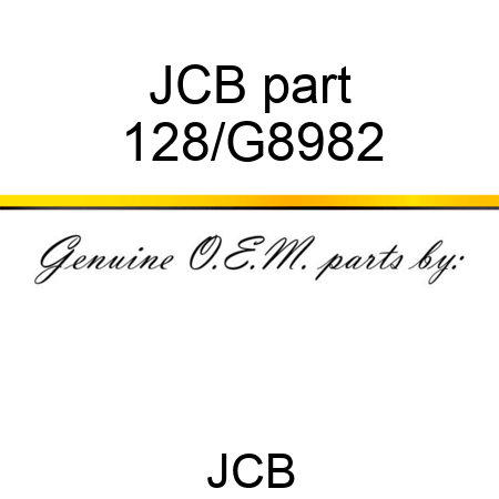 JCB part 128/G8982