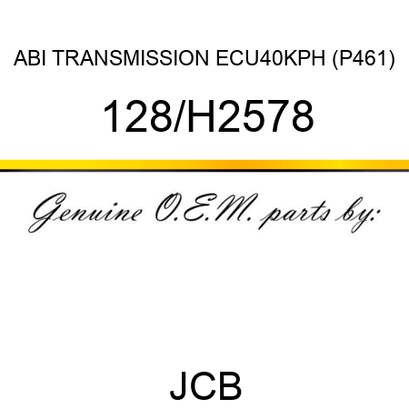 ABI TRANSMISSION ECU40KPH (P461) 128/H2578