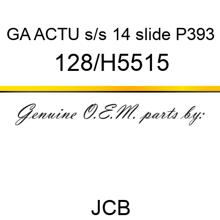 GA ACTU s/s 14 slide P393 128/H5515