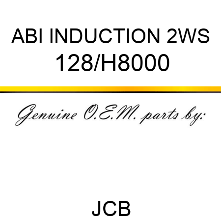 ABI INDUCTION 2WS 128/H8000
