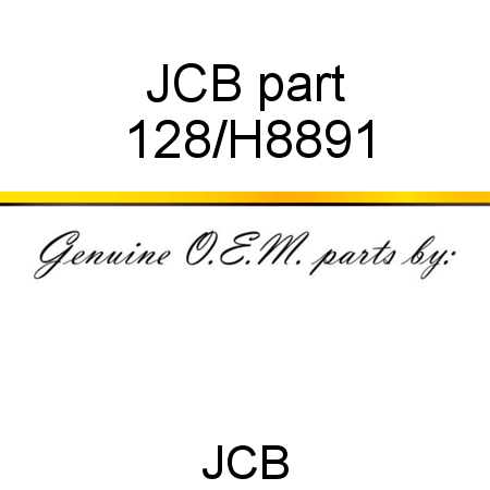 JCB part 128/H8891