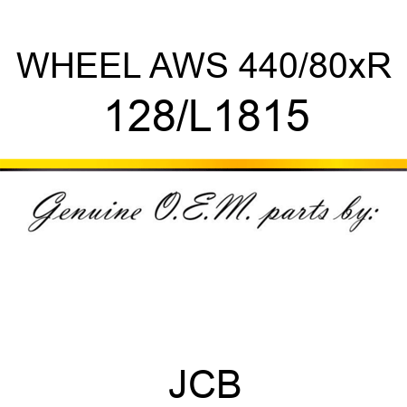 WHEEL AWS 440/80xR 128/L1815