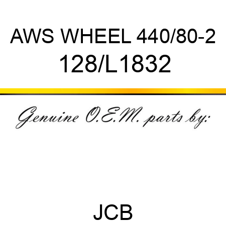 AWS WHEEL 440/80-2 128/L1832