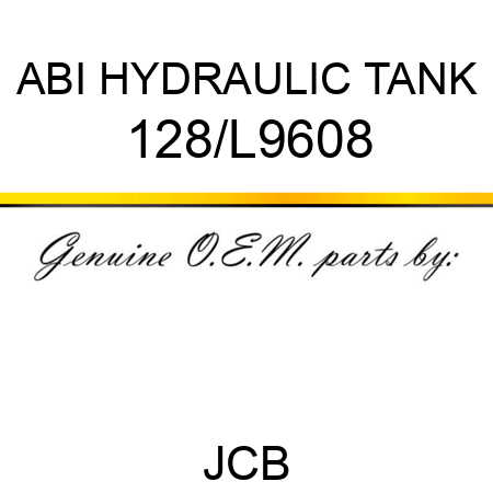 ABI HYDRAULIC TANK 128/L9608