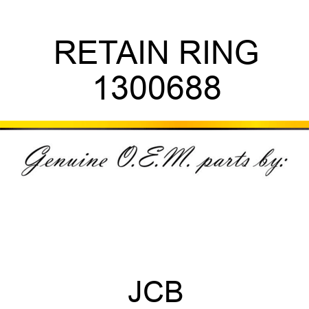 RETAIN RING 1300688