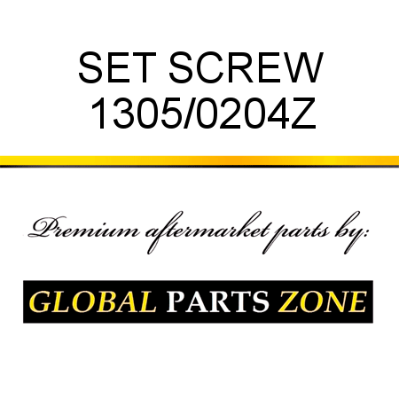 SET SCREW 1305/0204Z
