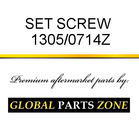 SET SCREW  1305/0714Z