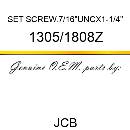 SET SCREW.7/16