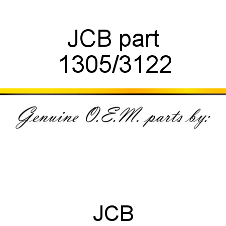 JCB part 1305/3122
