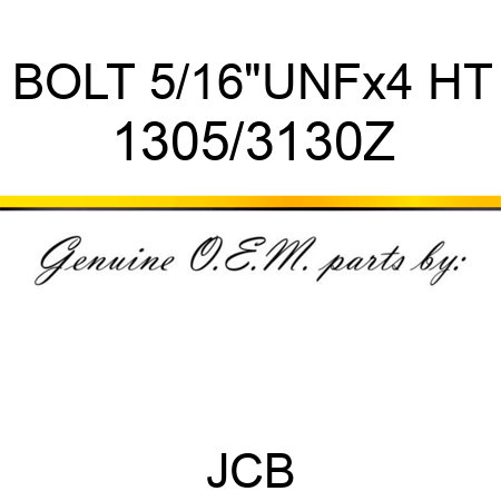BOLT 5/16