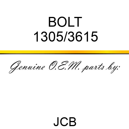 BOLT 1305/3615