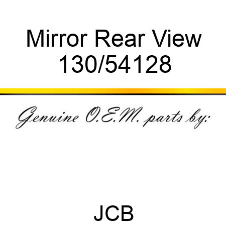 Mirror Rear View 130/54128