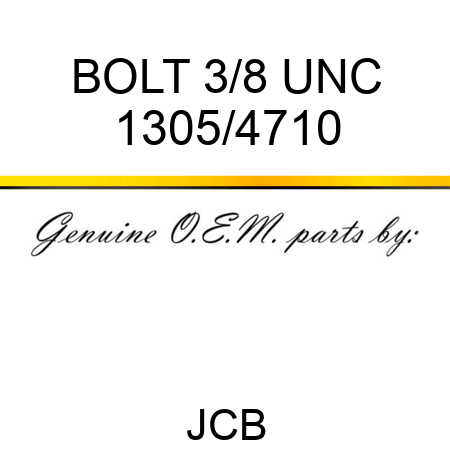 BOLT 3/8 UNC 1305/4710
