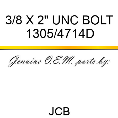 3/8 X 2