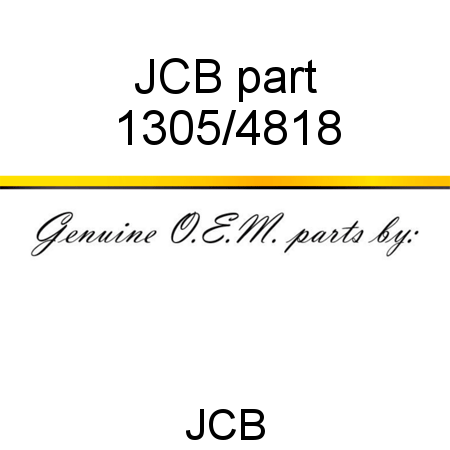 JCB part 1305/4818