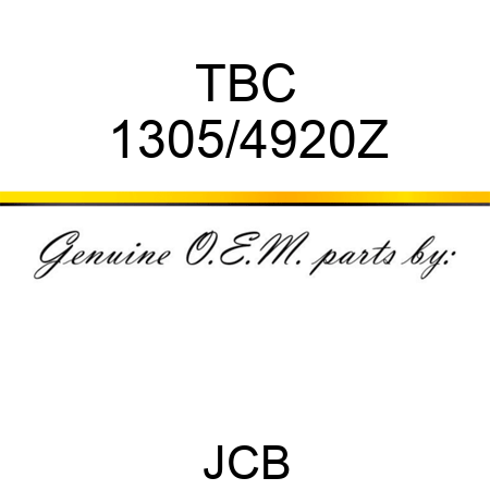 TBC 1305/4920Z
