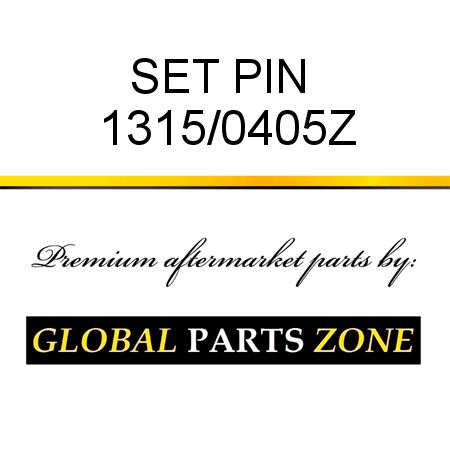 SET PIN  1315/0405Z