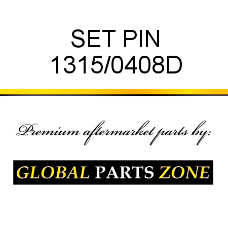 SET PIN 1315/0408D