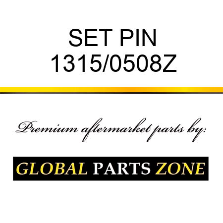 SET PIN 1315/0508Z