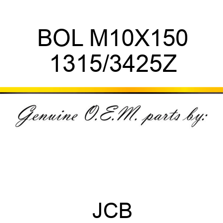 BOL M10X150 1315/3425Z