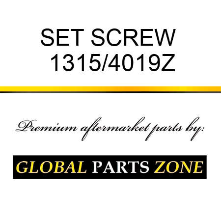 SET SCREW  1315/4019Z