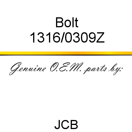 Bolt 1316/0309Z