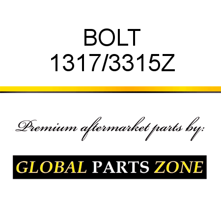 BOLT 1317/3315Z